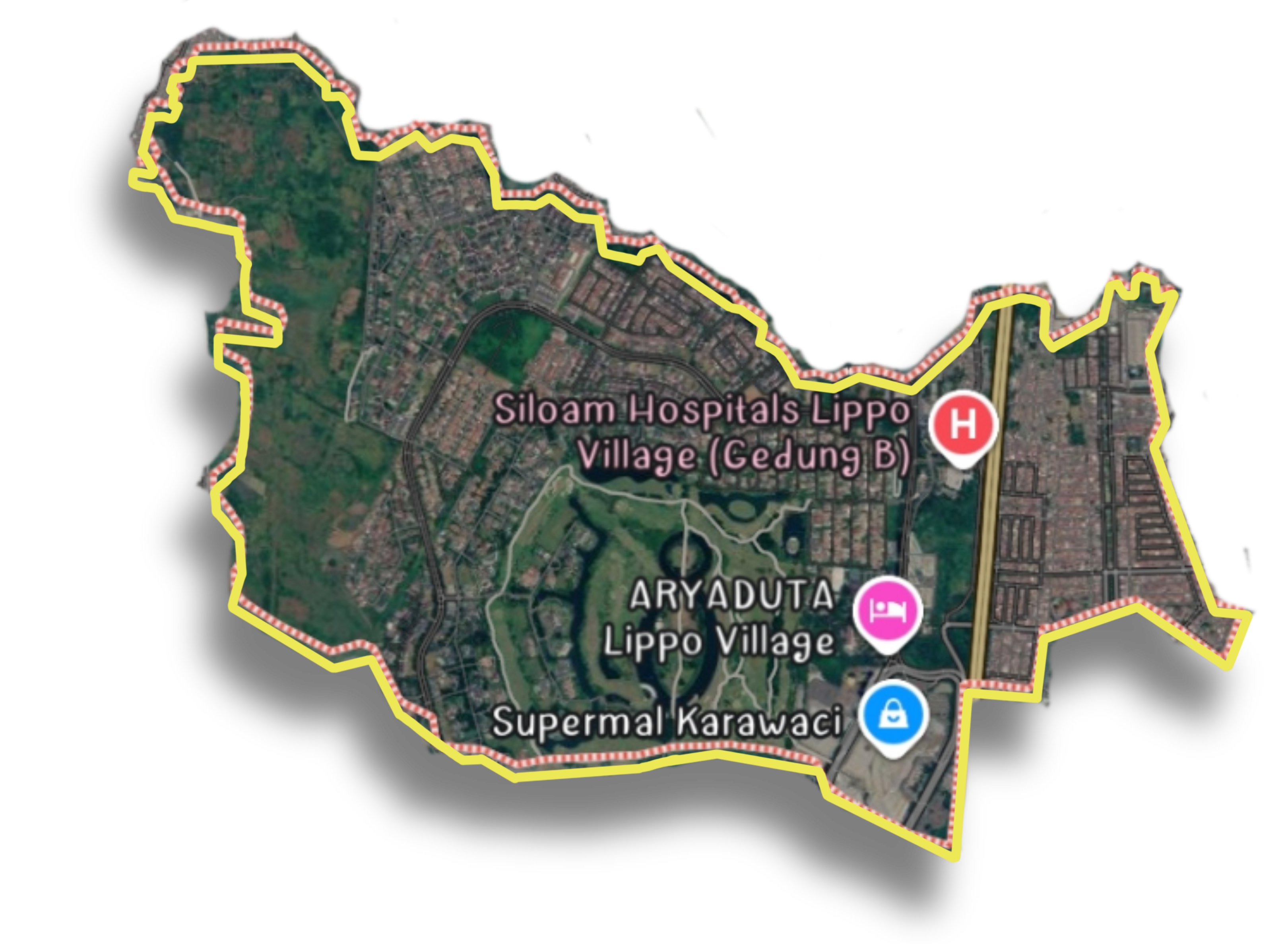 Bencongan Map